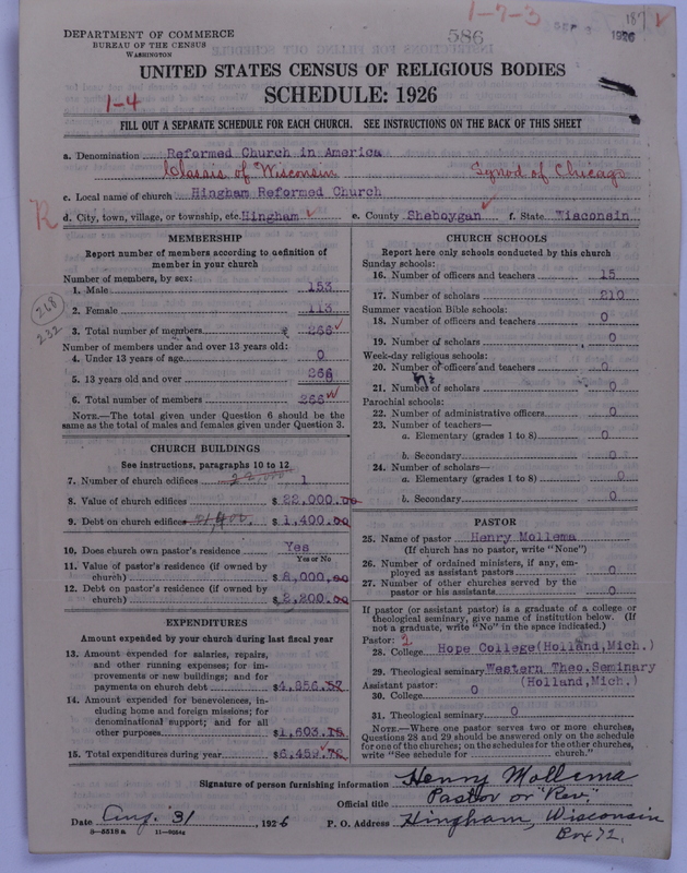 Scan of Reformed Church in America: 586