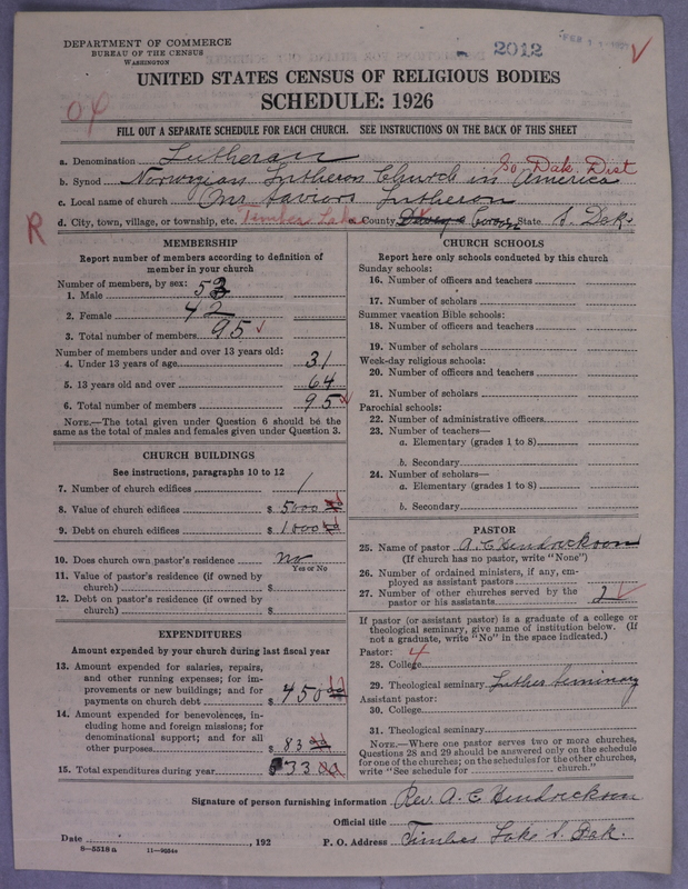Scan of Norwegian Lutheran Church of America: 2012