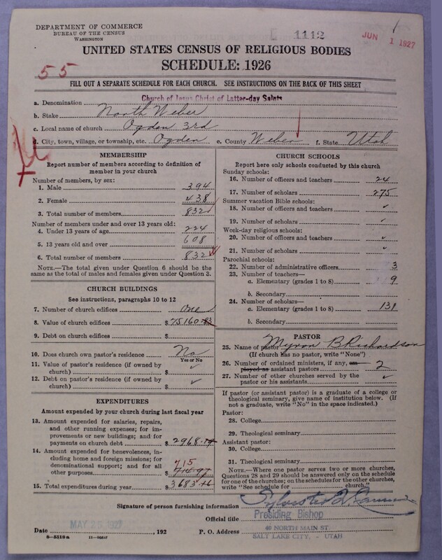 Scan of Church of Jesus Christ of Latter-day Saints: 1110
