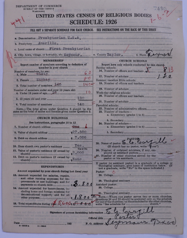 Scan of Presbyterian Church in the United States: 7495