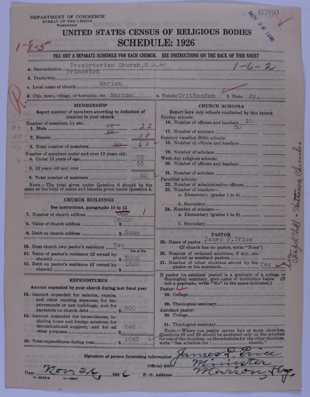 Scan of Presbyterian Church in the United States of America: 6760