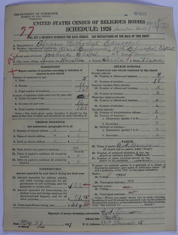 Scan of African Methodist Episcopal Church: 6267