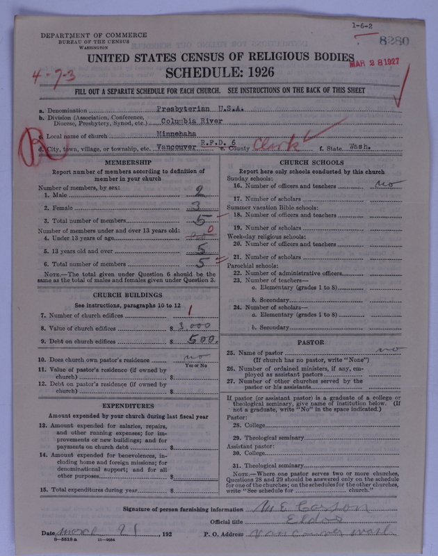 Scan of Presbyterian Church in the United States of America: 8280
