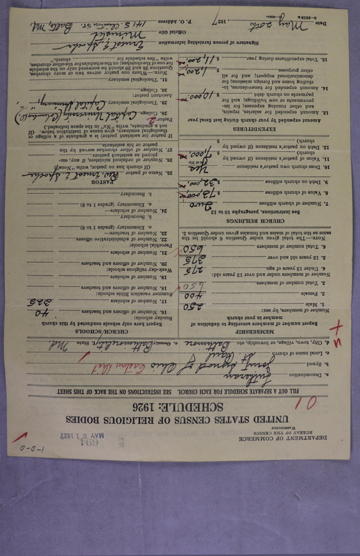 Scan of Synod of the Reformed Presbyterian Church of North America: 694