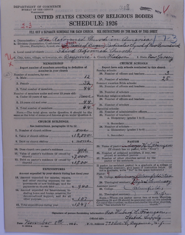 Scan of Reformed Church in America: 345