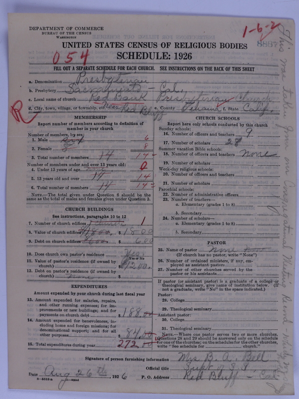 Scan of Presbyterian Church in the United States of America: 8887