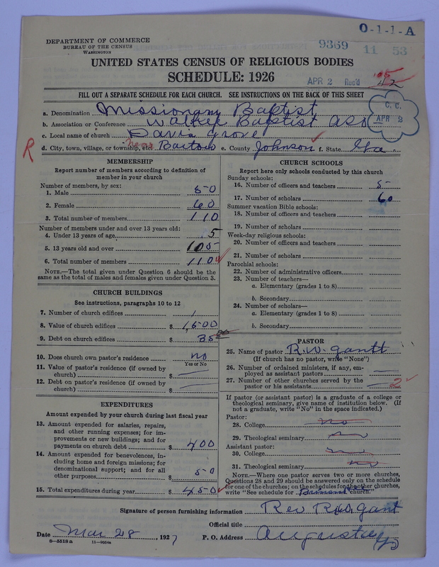 Scan of Negro Baptists: 9369