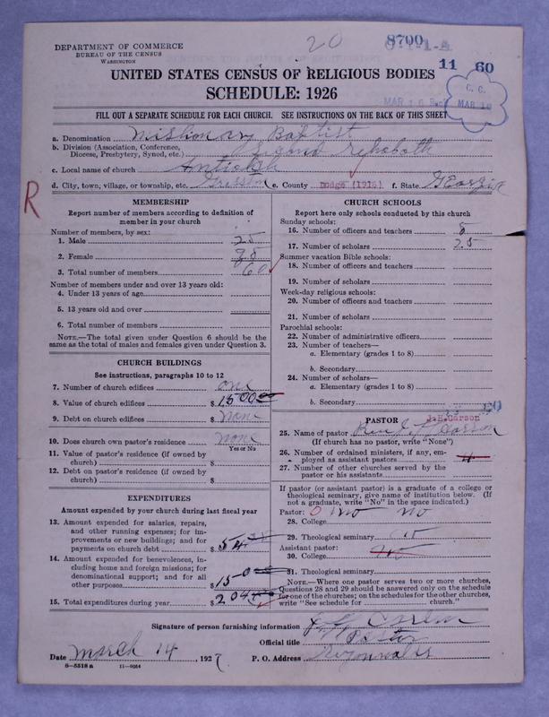 Scan of Negro Baptists: 8700