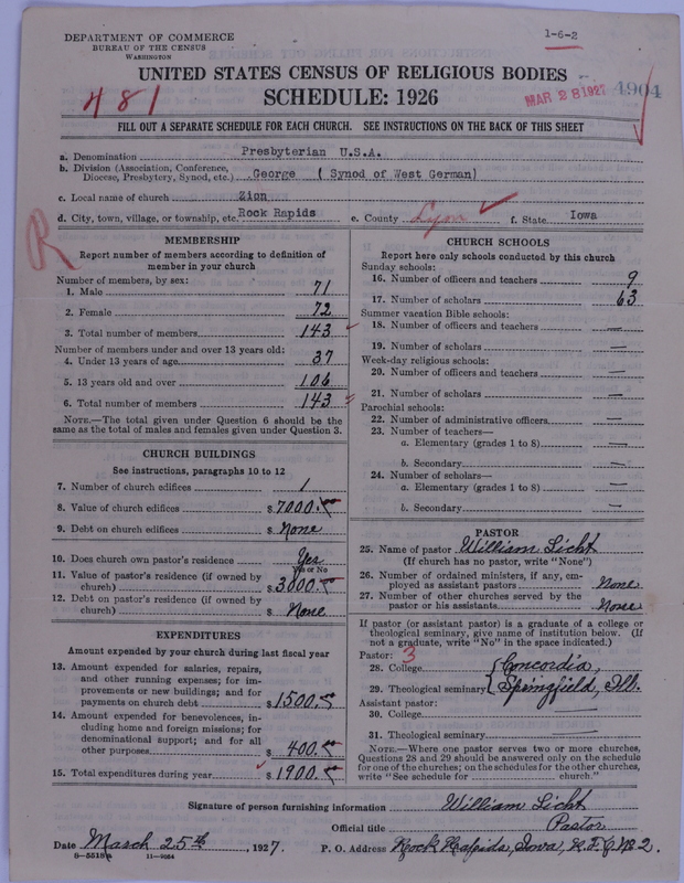 Scan of Presbyterian Church in the United States of America: 4904