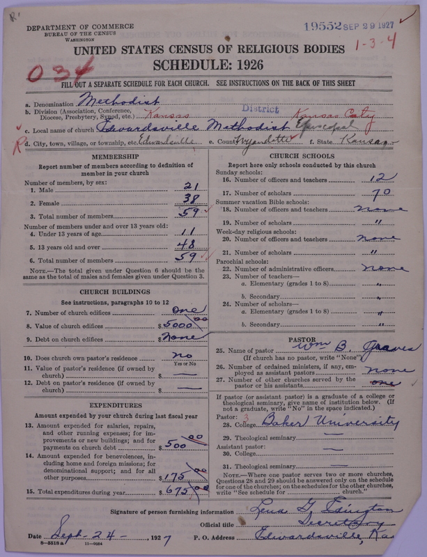 Scan of Methodist Episcopal Church: 19552