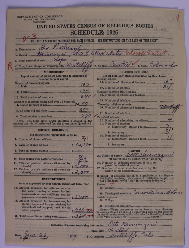 Scan of Evangelical Lutheran Synodical Conference of America: Evangelical Lutheran Synod of Missouri, Ohio, and Other States: 3585