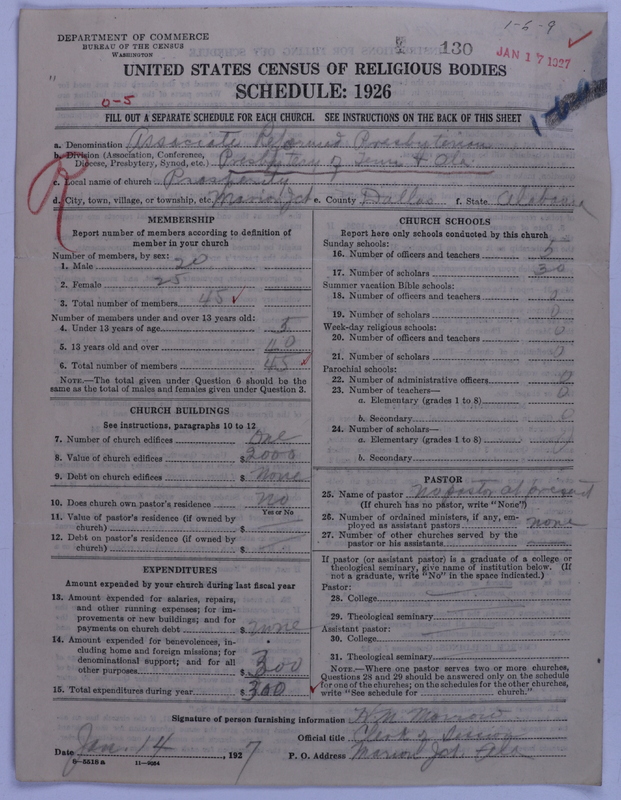 Scan of Associate Reformed Presbyterian Church: 130
