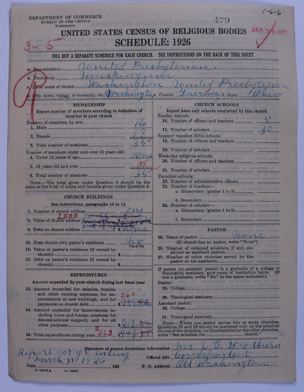 Scan of United Presbyterian Church of North America: 479
