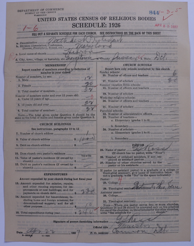 Scan of Methodist Protestant Church: 844