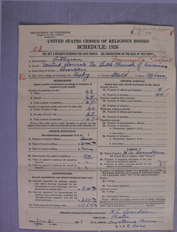 Scan of United Danish Evangelical Lutheran Church in America: 75