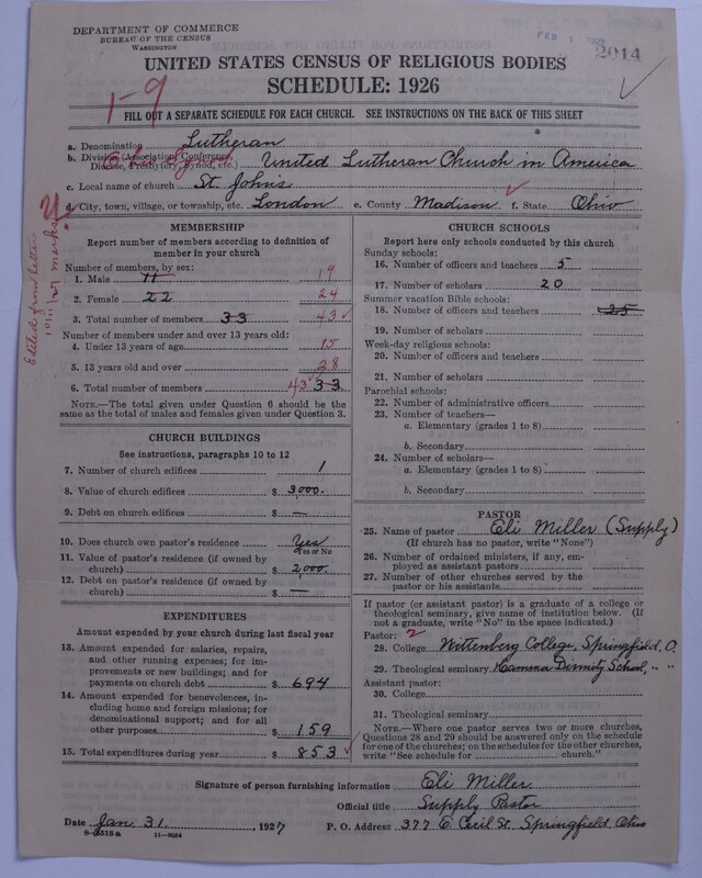 Scan of United Lutheran Church in America: 2014