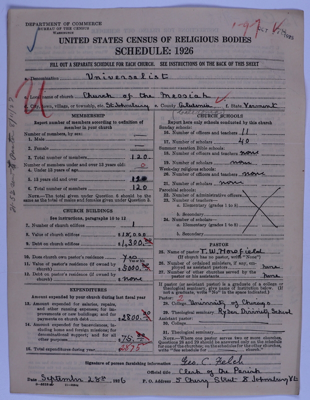 Scan of Universalist Church: 78