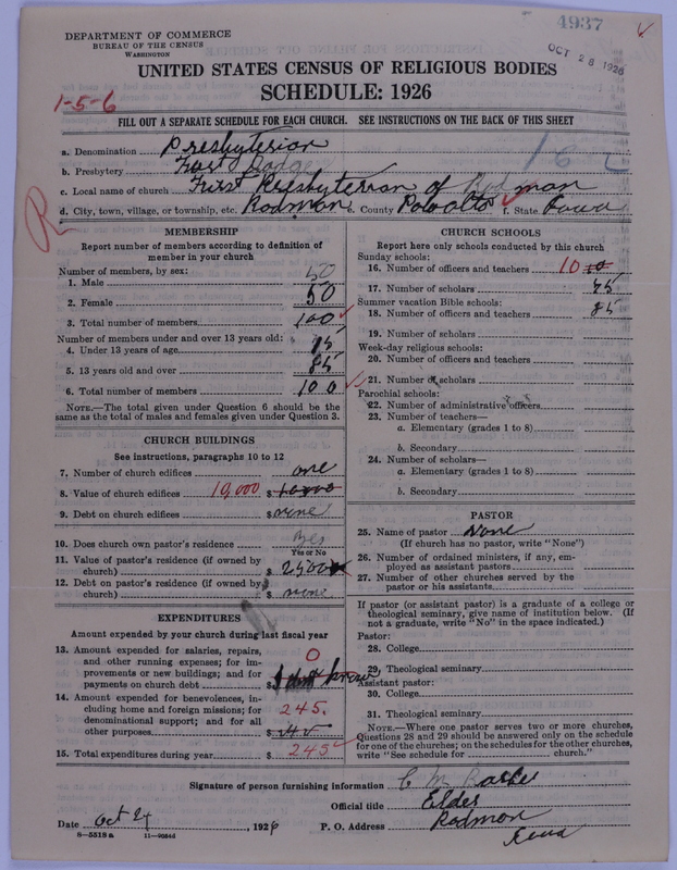 Scan of Presbyterian Church in the United States of America: 4937