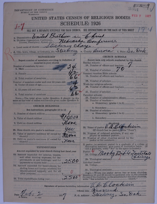 Scan of Church of the United Brethren in Christ: 2061