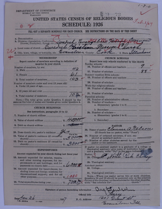 Scan of Swedish Evangelical Mission Covenant of America: 72