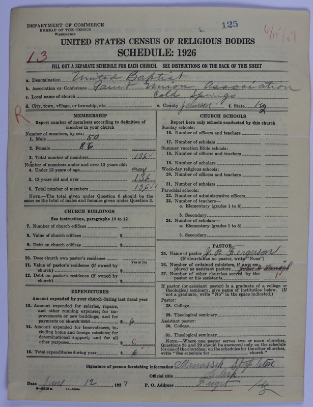 Scan of United Baptists: 125