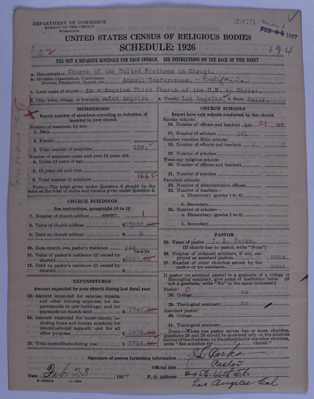 Scan of Church of the United Brethren in Christ: 2973