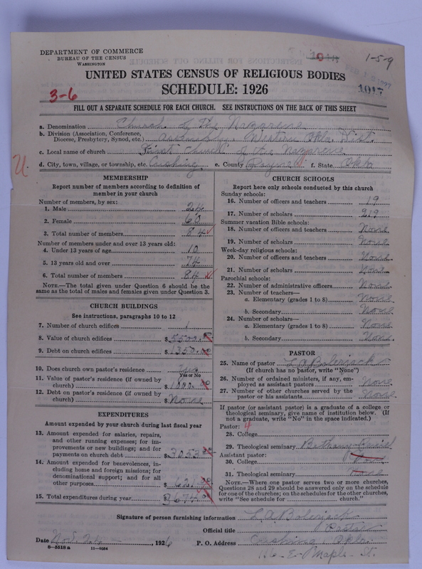 Scan of Church of the Nazarene: 1017