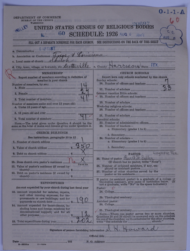 Scan of Negro Baptists: 20697