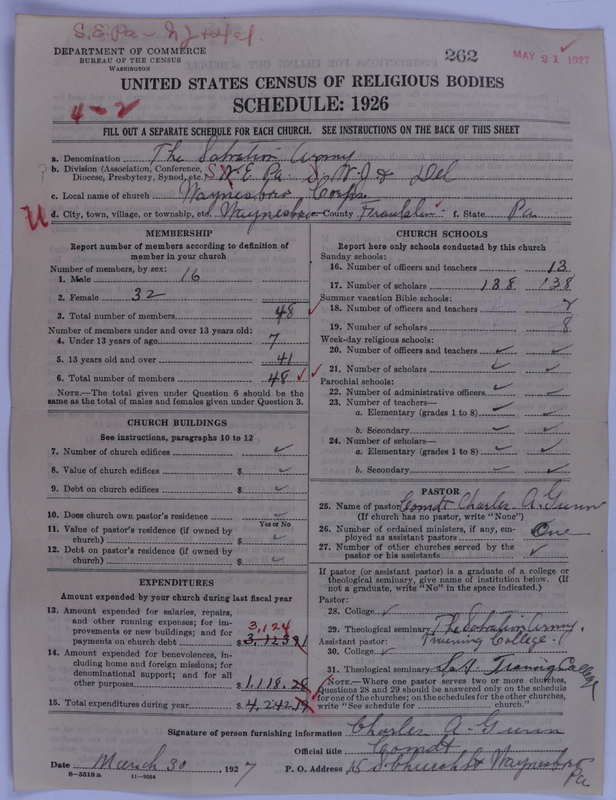 Scan of Salvation Army: 262