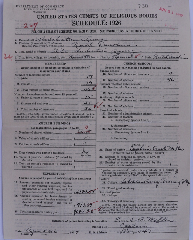 Scan of Salvation Army: 730