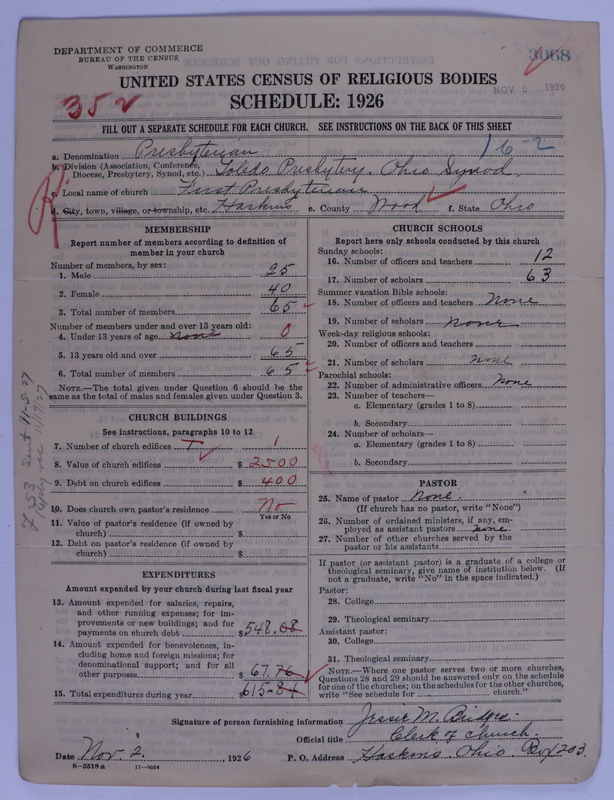 Scan of Presbyterian Church in the United States of America: 3068