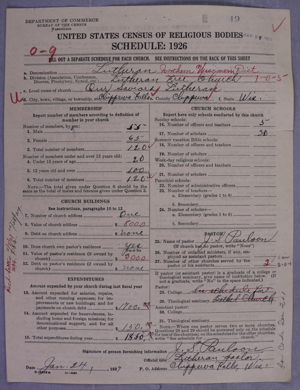 Scan of Lutheran Free Church: 19