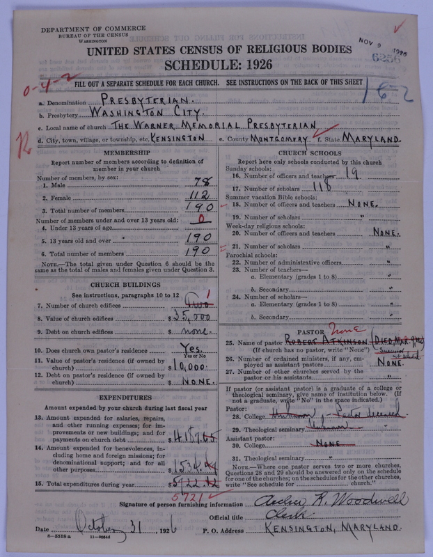 Scan of Presbyterian Church in the United States of America: 6256