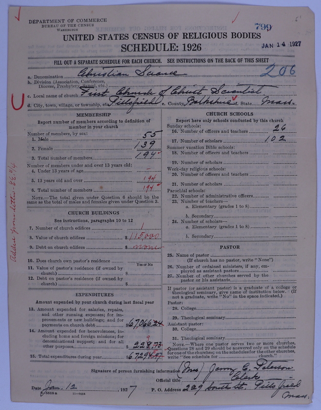 Scan of Church of Christ, Scientist: 799