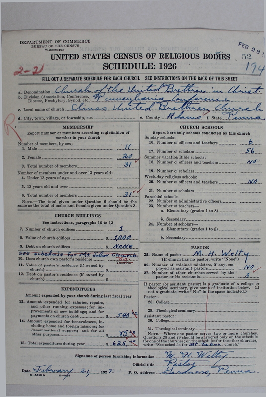 Scan of Church of the United Brethren in Christ: 52