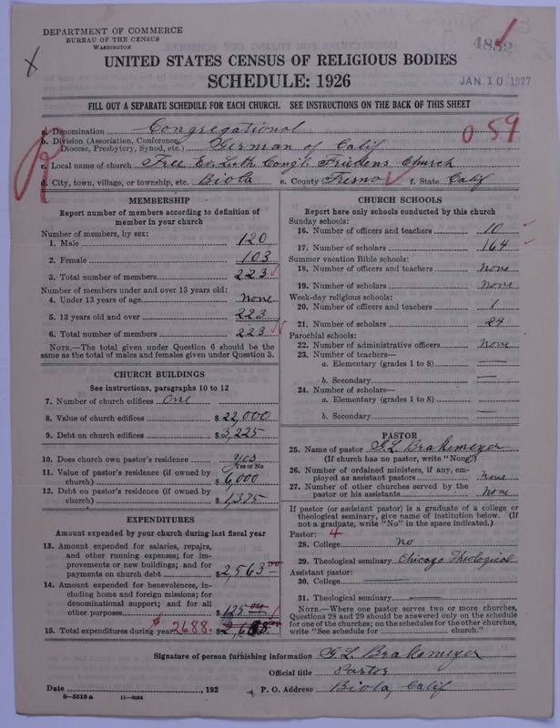Scan of Congregational Churches: 4852