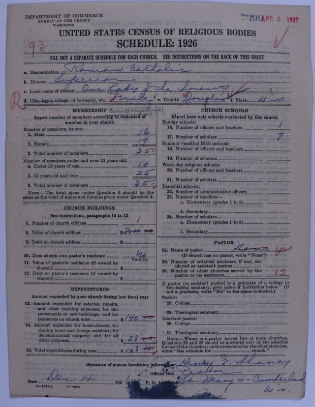 Scan of Roman Catholic Church: 7299