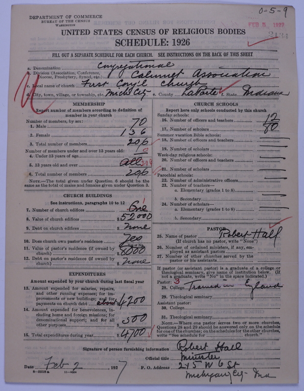 Scan of Congregational Churches: 2134