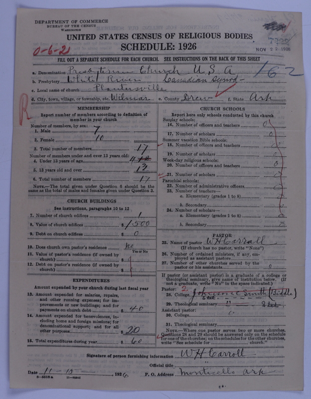 Scan of Presbyterian Church in the United States of America: 7222