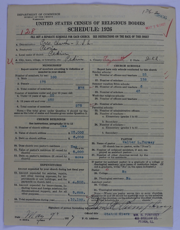 Scan of Presbyterian Church in the United States of America: 3866