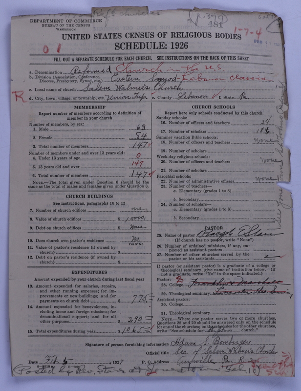 Scan of Reformed Church in the United States: 481