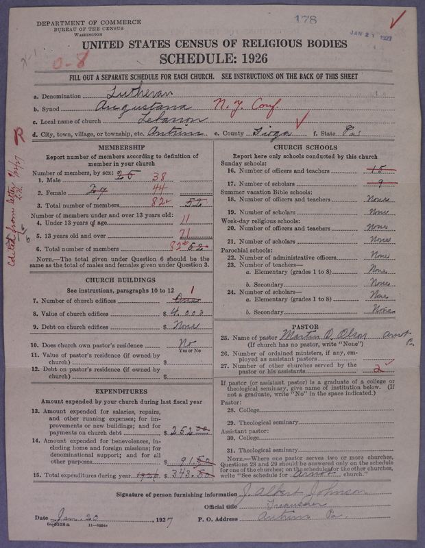 Scan of Evangelical Lutheran Augustana Synod of North America: 178