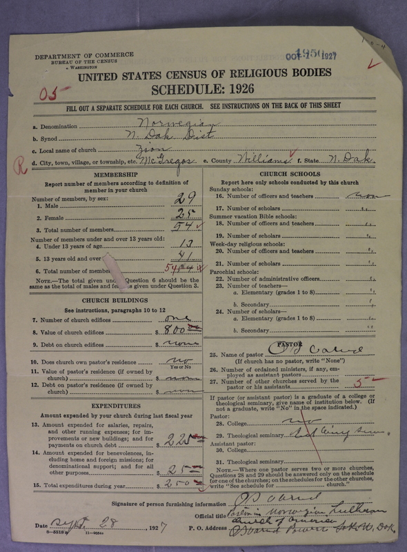 Scan of Norwegian Lutheran Church of America: 1950