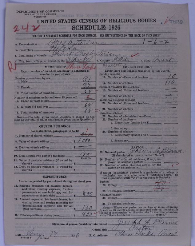 Scan of Presbyterian Church in the United States of America: 7829