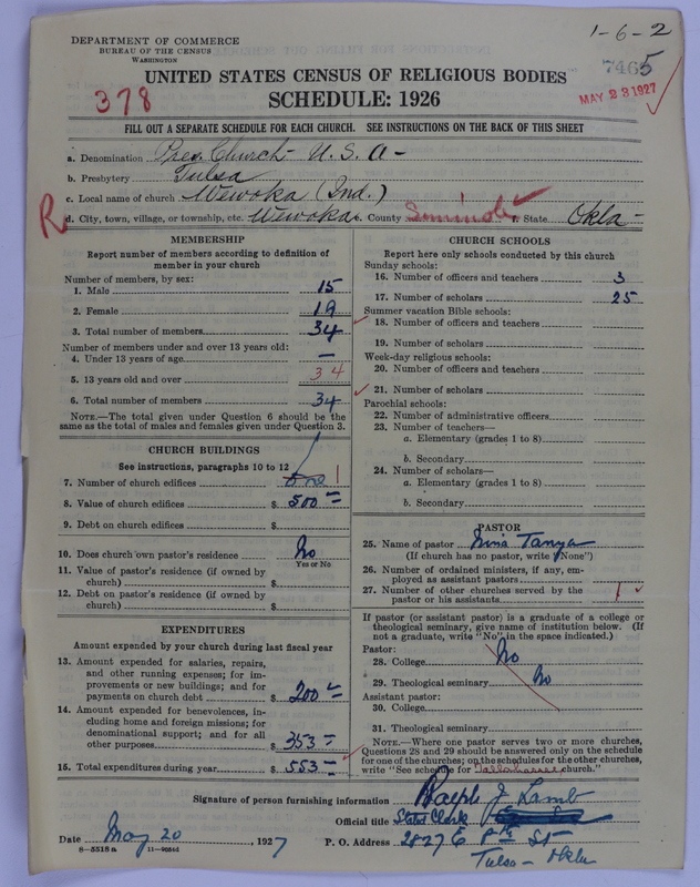 Scan of Presbyterian Church in the United States of America: 7465