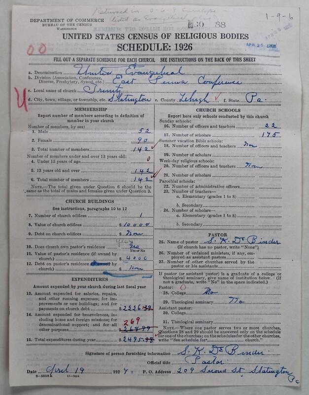 Scan of Evangelical Congregational Church: 88