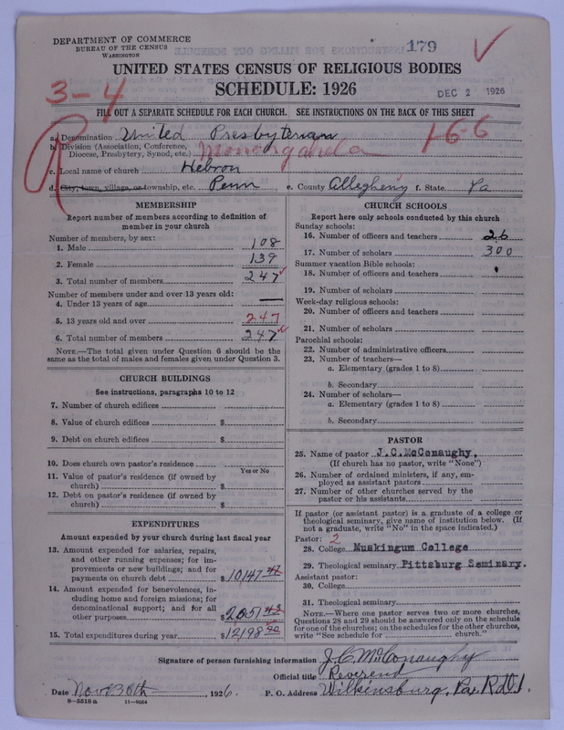 Scan of United Presbyterian Church of North America: 179