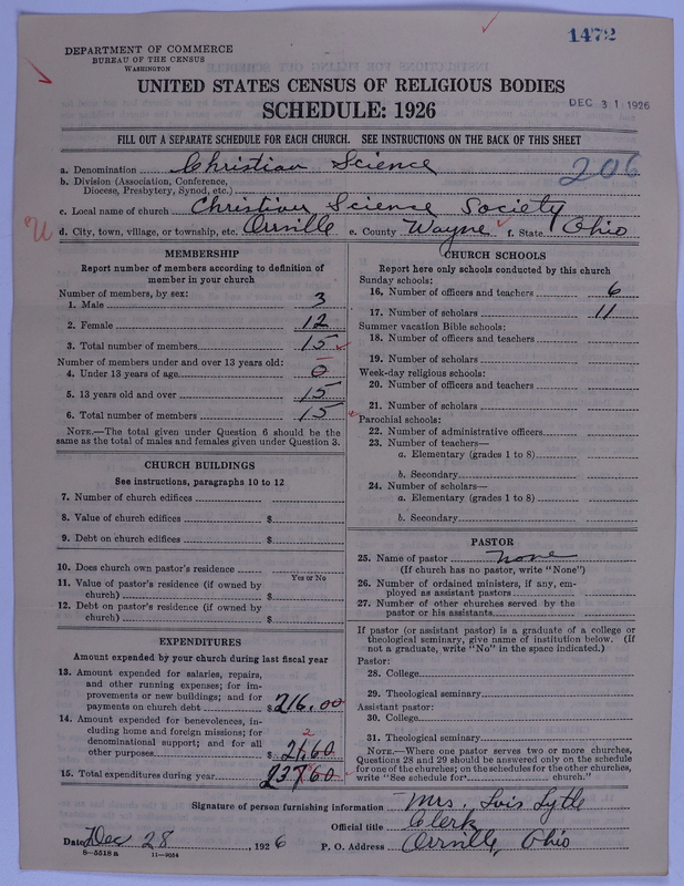 Scan of Church of Christ, Scientist: 1472