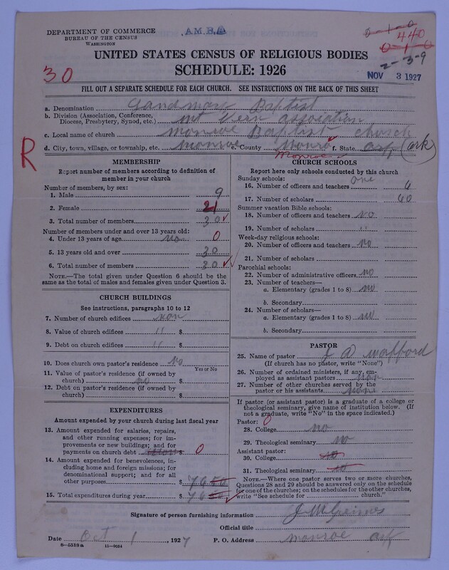Scan of Landmark Baptist of America: 440