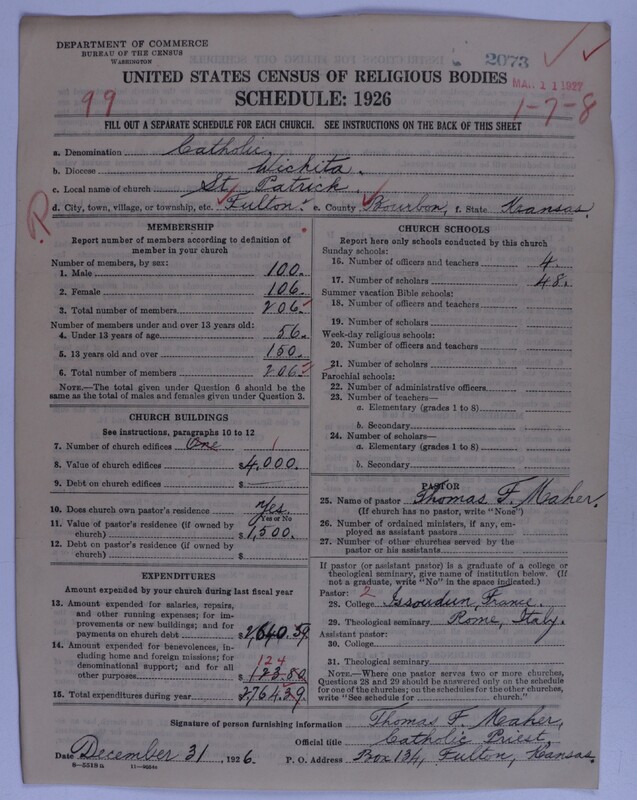 Scan of Roman Catholic Church: 2073